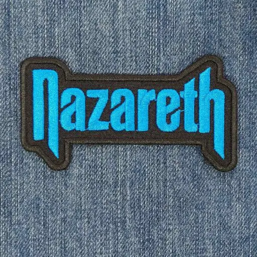 [386] Нашивка Nazareth Blue Logo вишита фігурна