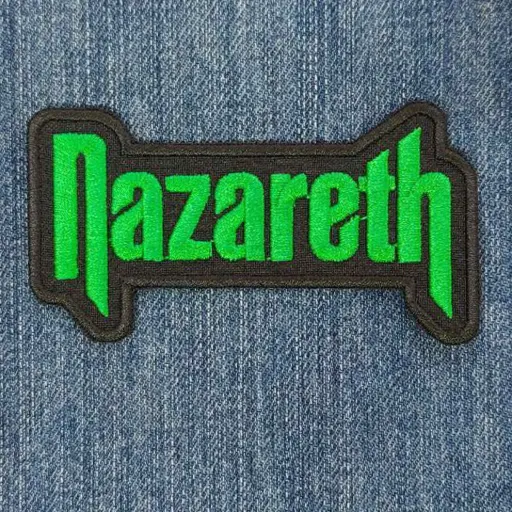 [387] Нашивка Nazareth Green Logo вишита фігурна