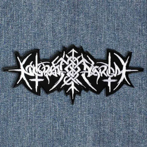 [398] Нашивка Nokturnal Mortum - Logo 2021 Molfa фігурна на спину