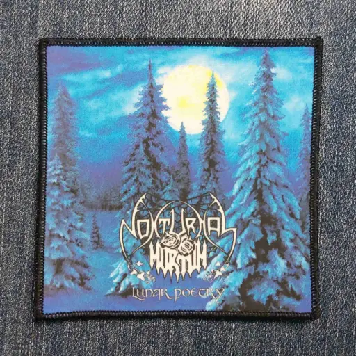 [400] Нашивка Nokturnal Mortum - Lunar Poetry (Old Logo) друкована