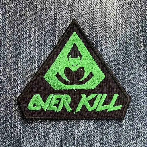 [417] Нашивка Overkill вишита трикутна