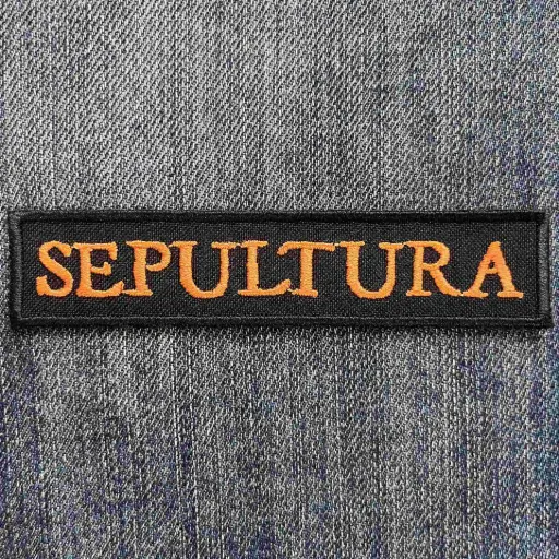 [467] Нашивка Sepultura Brown Logo вишита