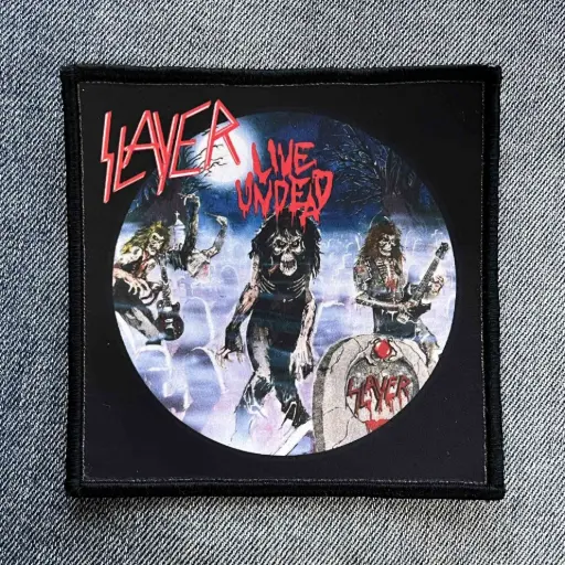 [474] Нашивка Slayer - Live Undead друкована