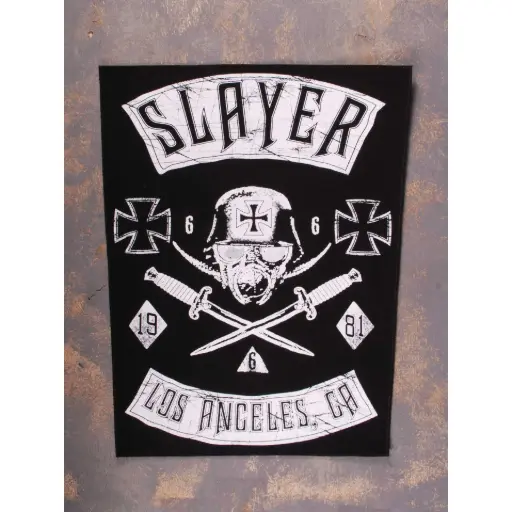 [1701] Нашивка Slayer - Los Angeles, CA на спину