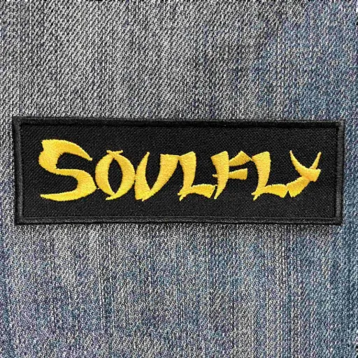 [489] Нашивка Soulfly Yellow Logo вишита
