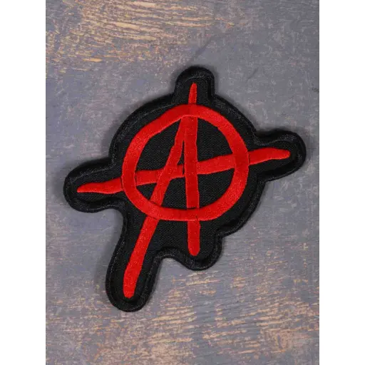 [528] Нашивка Анархія вишита фігурна