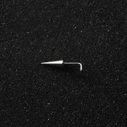 [11157] Пірсинг для носа ностріл з шипом 20 G лівий