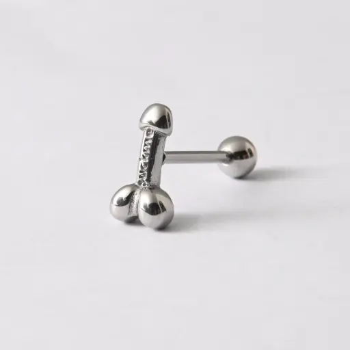 [769] Пірсинг штанга для язика Dick 14 G