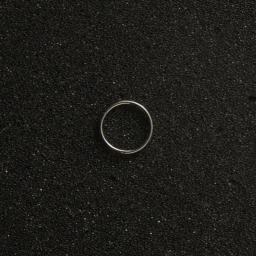 [6430] Пірсинг кільце клікер Titanium 18 G