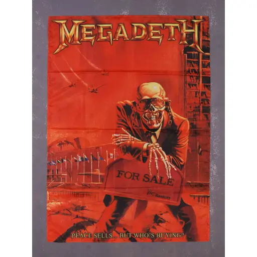 [866] Прапор Megadeth - Peace Sells... But Who's Buying?