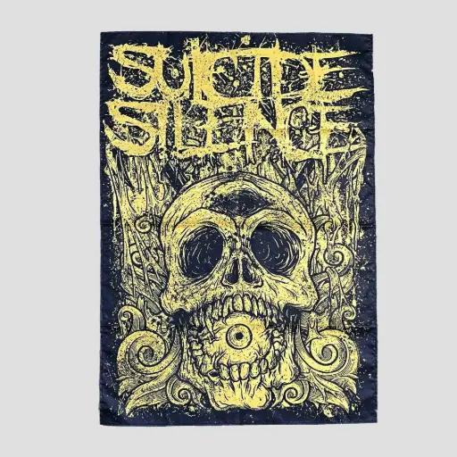 [942] Прапор Suicide Silence - Skull