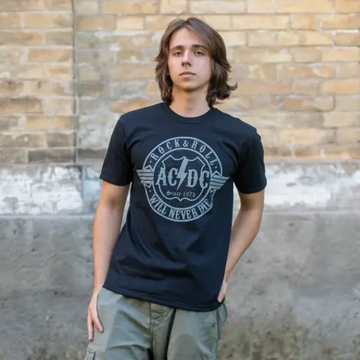 [11427] Футболка AC/DC - Old Logo чорна