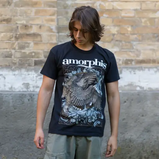 [11434] Футболка Amorphis - Circle чорна