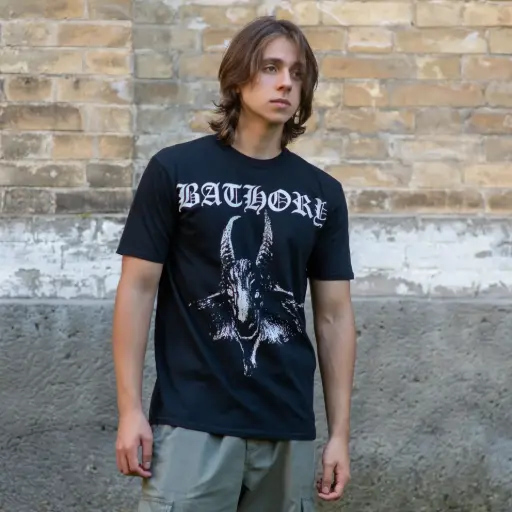 [11448] Футболка Bathory - In Conspiracy With Satan чорна