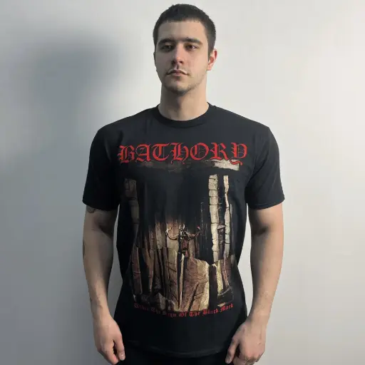 [11449] Футболка Bathory - Under The Sign Of The Black Mark чорна