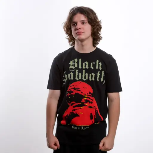 [11462] Футболка Black Sabbath - Born Again чорна