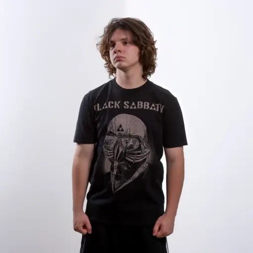 [13028] Футболка Black Sabbath - Never Say Die! чорна