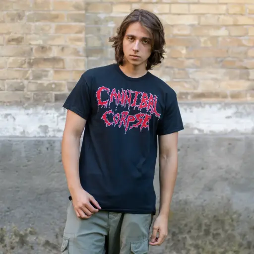 [11480] Футболка Cannibal Corpse Logo чорна