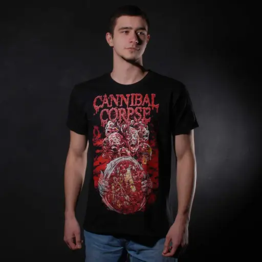 [11477] Футболка Cannibal Corpse - Rotting Heads чорна