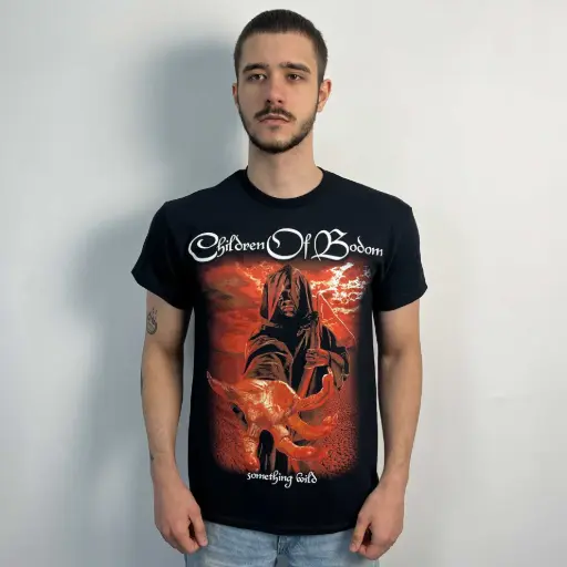 [11485] Футболка Children Of Bodom - Something Wild чорна