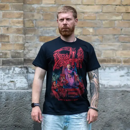 [10065] Футболка Death - Scream Bloody Gore чорна