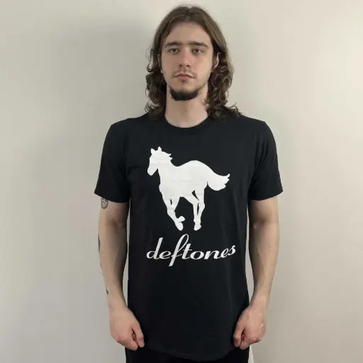 [12471] Футболка Deftones - White Pony чорна