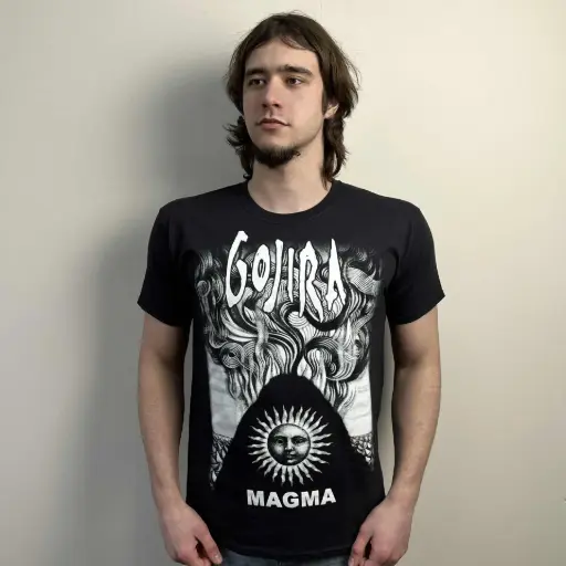 [11524] Футболка Gojira - Magma чорна