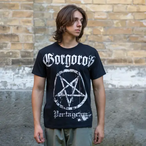 [10138] Футболка Gorgoroth - Pentagram чорна