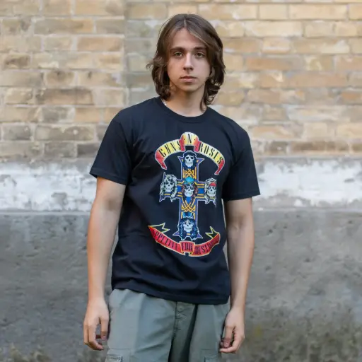 [11535] Футболка Guns N' Roses - Appetite For Destruction чорна