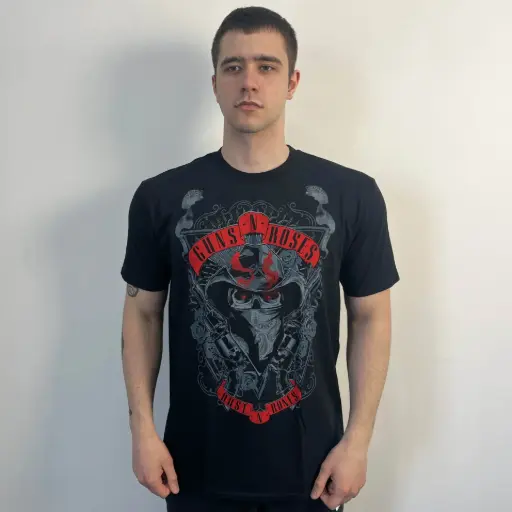 [11537] Футболка Guns N' Roses - Dust N' Bones чорна