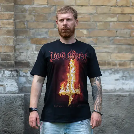 [10241] Футболка Lava Abyss - Sacrificial Ritual Of Primordial Fire чорна