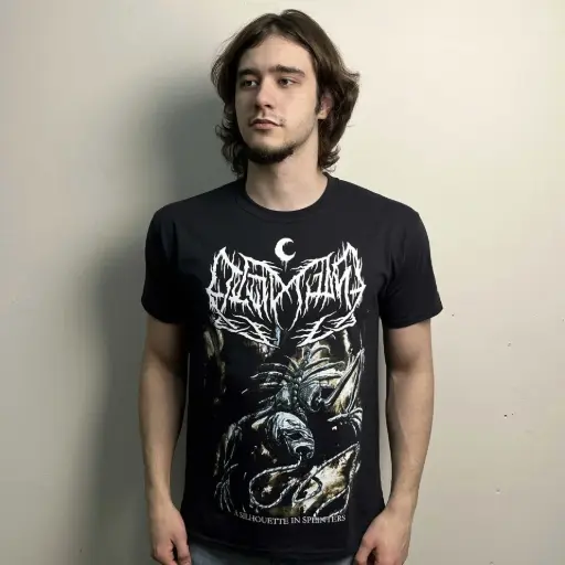 [11590] Футболка Leviathan - A Silhouette In Splinters чорна