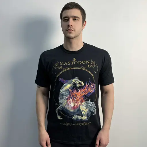 [10284] Футболка Mastodon - Remission чорна