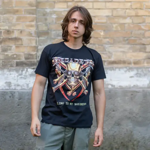 [11619] Футболка Megadeth - Killing Is My Business... чорна