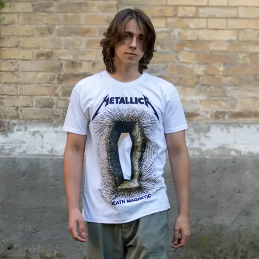 [11623] Футболка Metallica - Death Magnetic біла