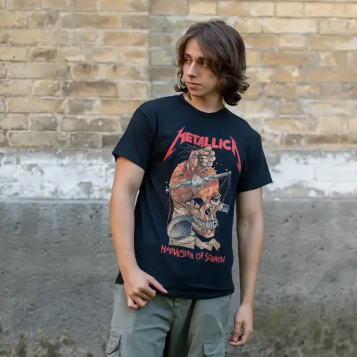 [10334] Футболка Metallica - Harvester Of Sorrow чорна