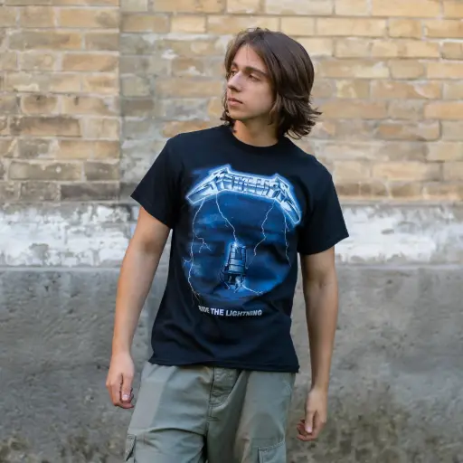 [10358] Футболка Metallica - Ride The Lightning чорна