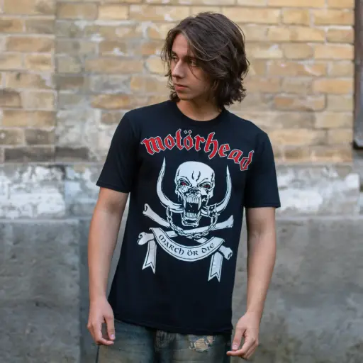 [10396] Футболка Motorhead - March Or Die чорна