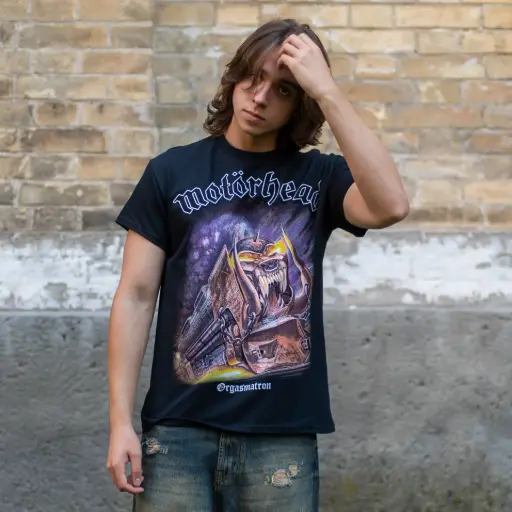 [11634] Футболка Motorhead - Orgasmatron чорна