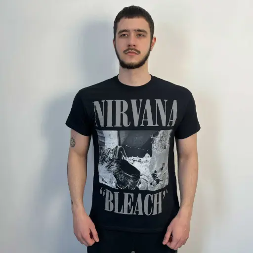 [16366] Футболка Nirvana - Bleach чорна