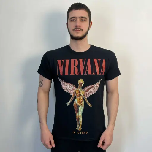 [12501] Футболка Nirvana - In Utero чорна