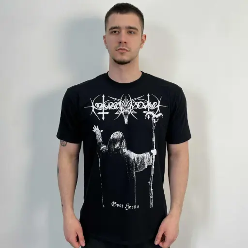 [10447] Футболка Nokturnal Mortum - Goat Horns 2017 чорна