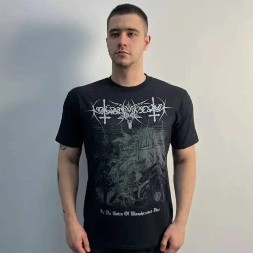 [10464] Футболка Nokturnal Mortum - To The Gates Of Blasphemous Fire 2020 чорна