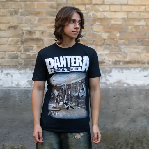 [10509] Футболка Pantera - Cowboys From Hell чорна