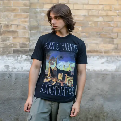 [10523] Футболка Pink Floyd - Animals чорна