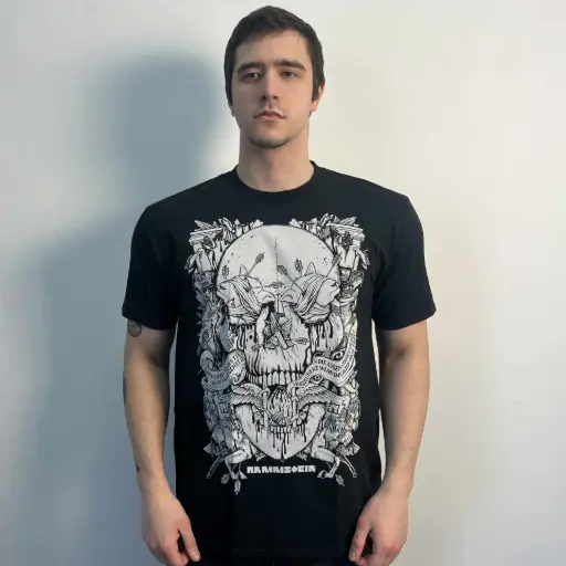 [10545] Футболка Rammstein - Amour чорна