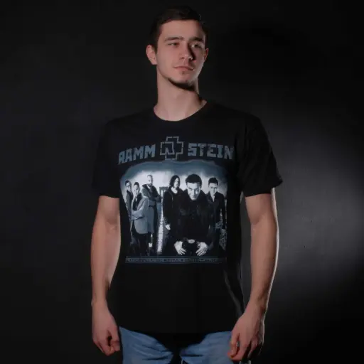 [12527] Футболка Rammstein Photo чорна