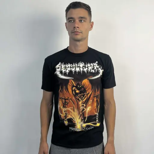 [10606] Футболка Sepultura - Morbid Visions чорна