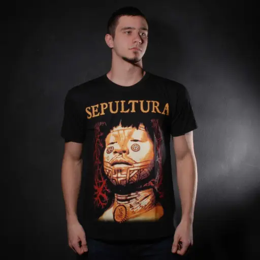 [10611] Футболка Sepultura - Roots чорна