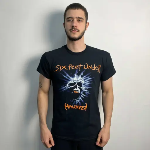 [11706] Футболка Six Feet Under - Haunted чорна